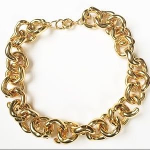 J.Crew Chucky Gold Link Necklace